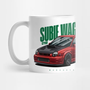 Subie Wagon (red) Mug